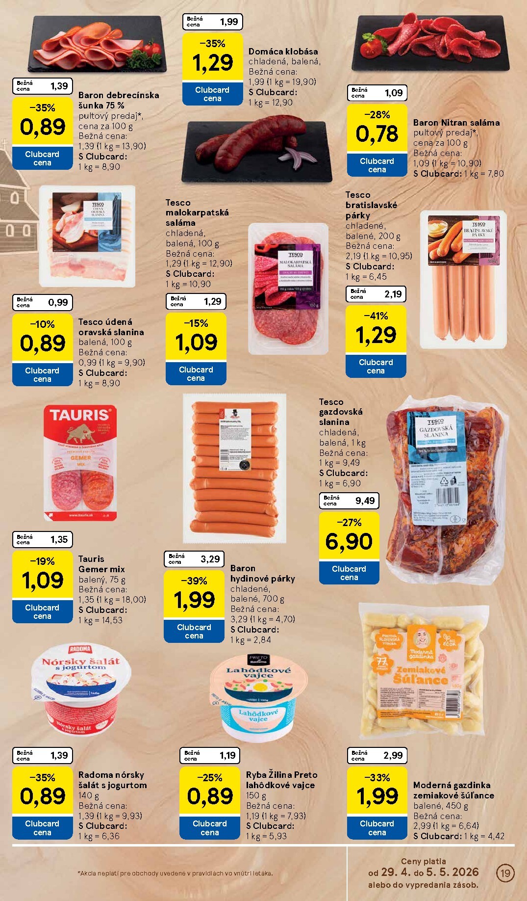 tesco - Nový leták Tesco od stredy, 29.04.2026 do utorka, 05.05.2026 - page: 19