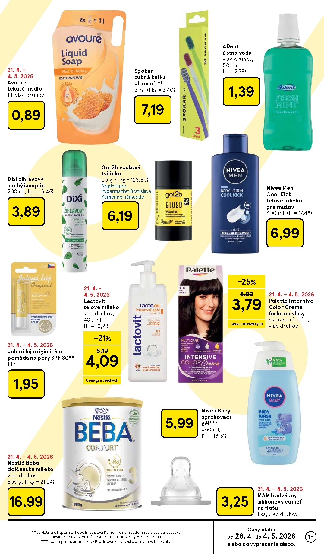 tesco - Nový leták Tesco od stredy, 29.04.2026 do utorka, 05.05.2026 - page: 15