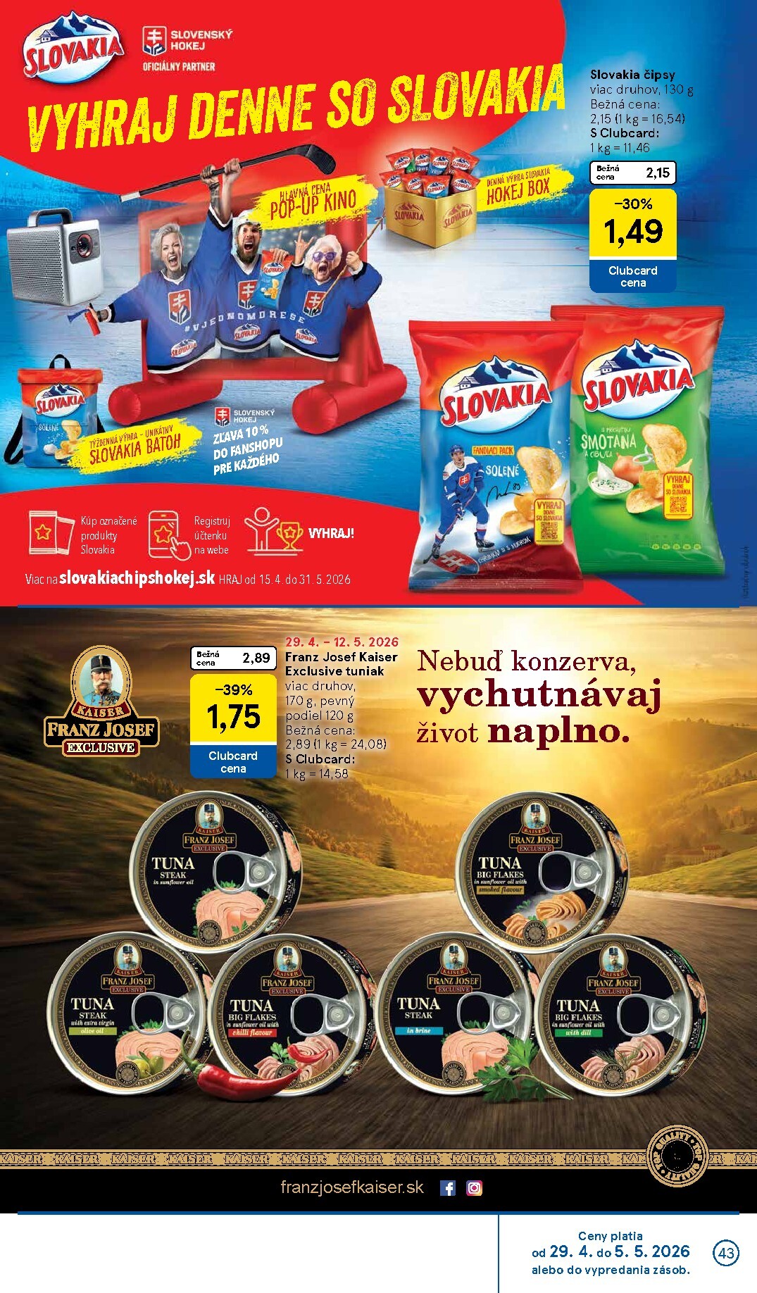 tesco - Nový leták Tesco od stredy, 29.04.2026 do utorka, 05.05.2026 - page: 43