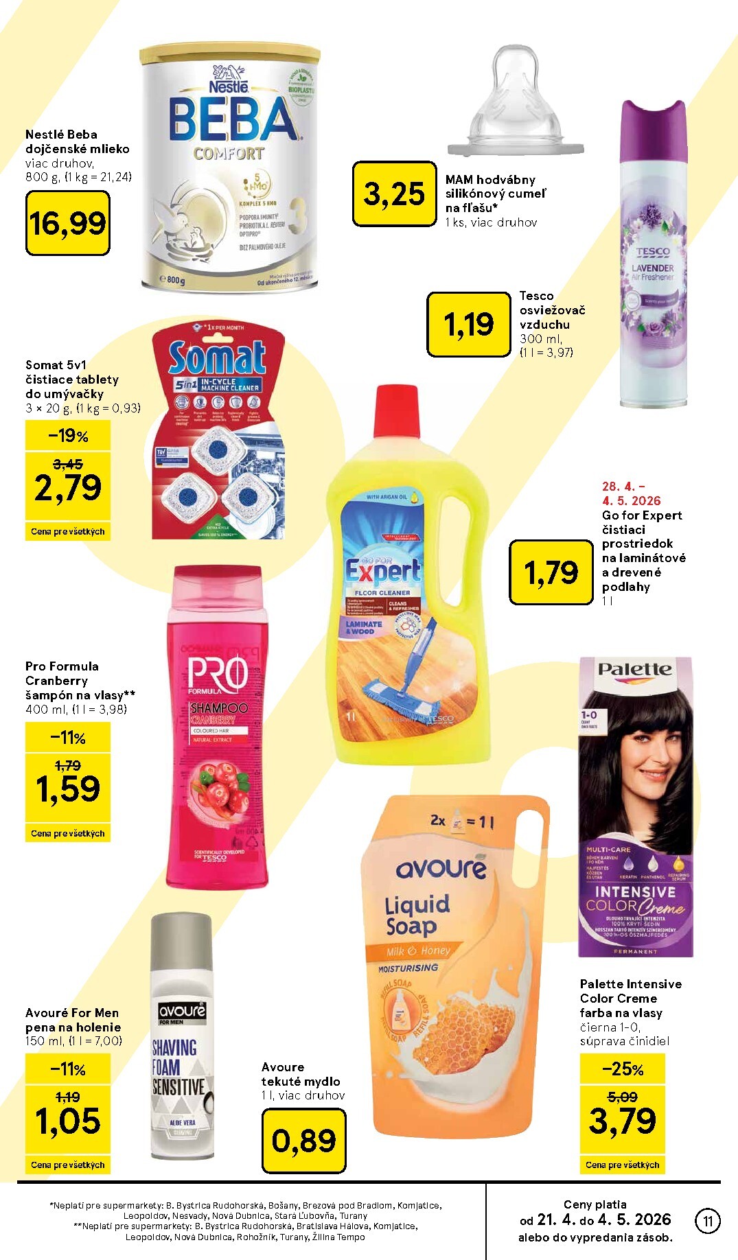 tesco - Nový leták Tesco supermarket od stredy, 29.04.2026 do utorka, 05.05.2026 - page: 11