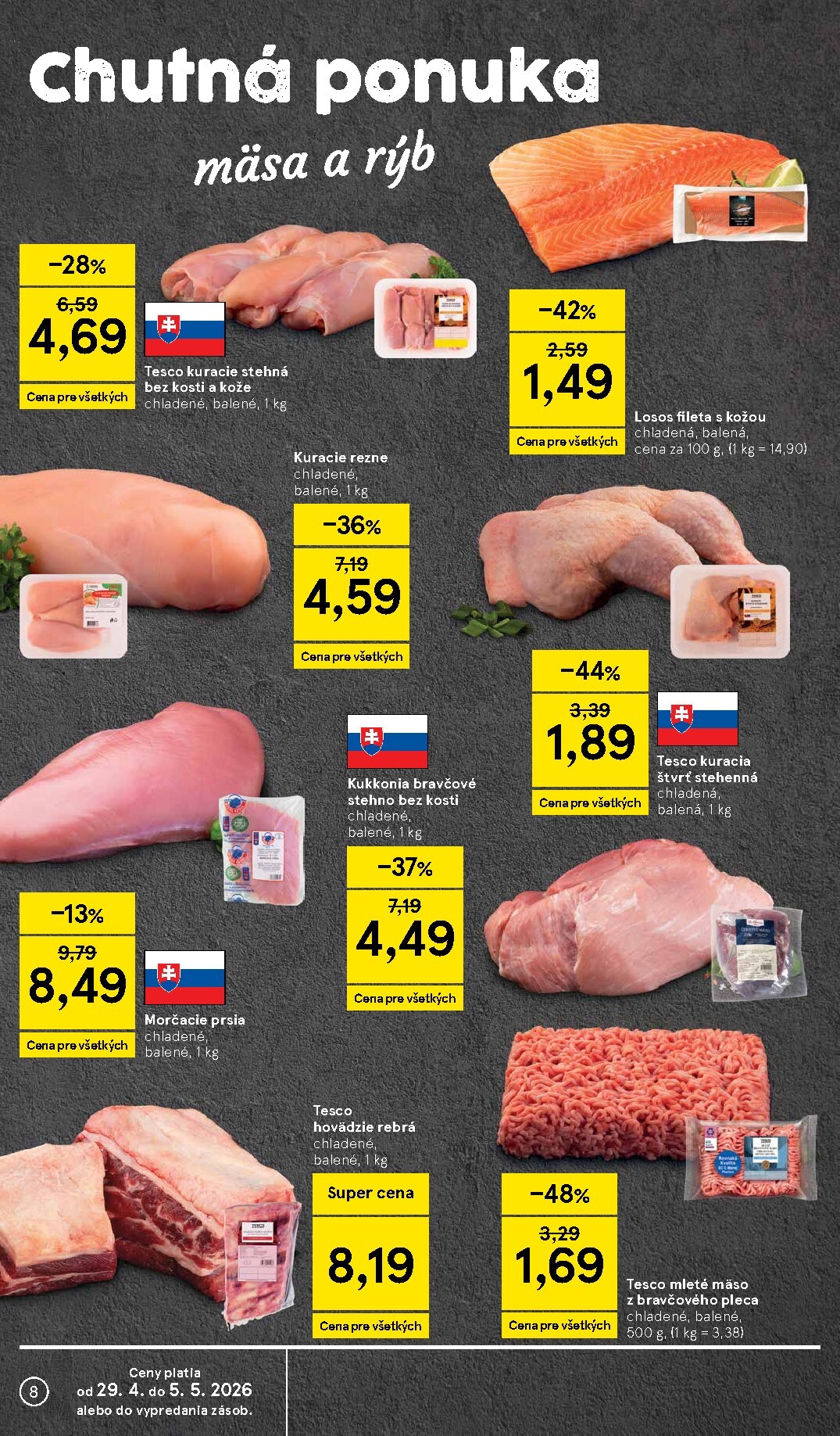 tesco - Nový leták Tesco supermarket od stredy, 29.04.2026 do utorka, 05.05.2026 - page: 8
