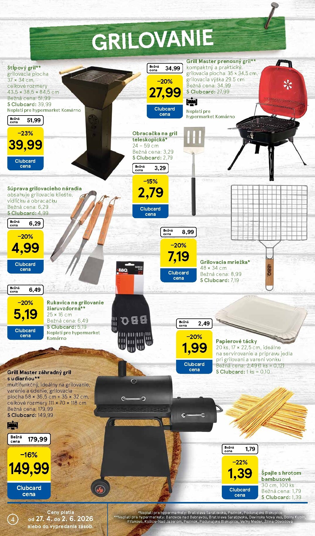 tesco - Aktuálny leták Tesco - Všetko pre vašu záhradu od pondelka, 27.04.2026 do nedele, 24.05.2026 - page: 4