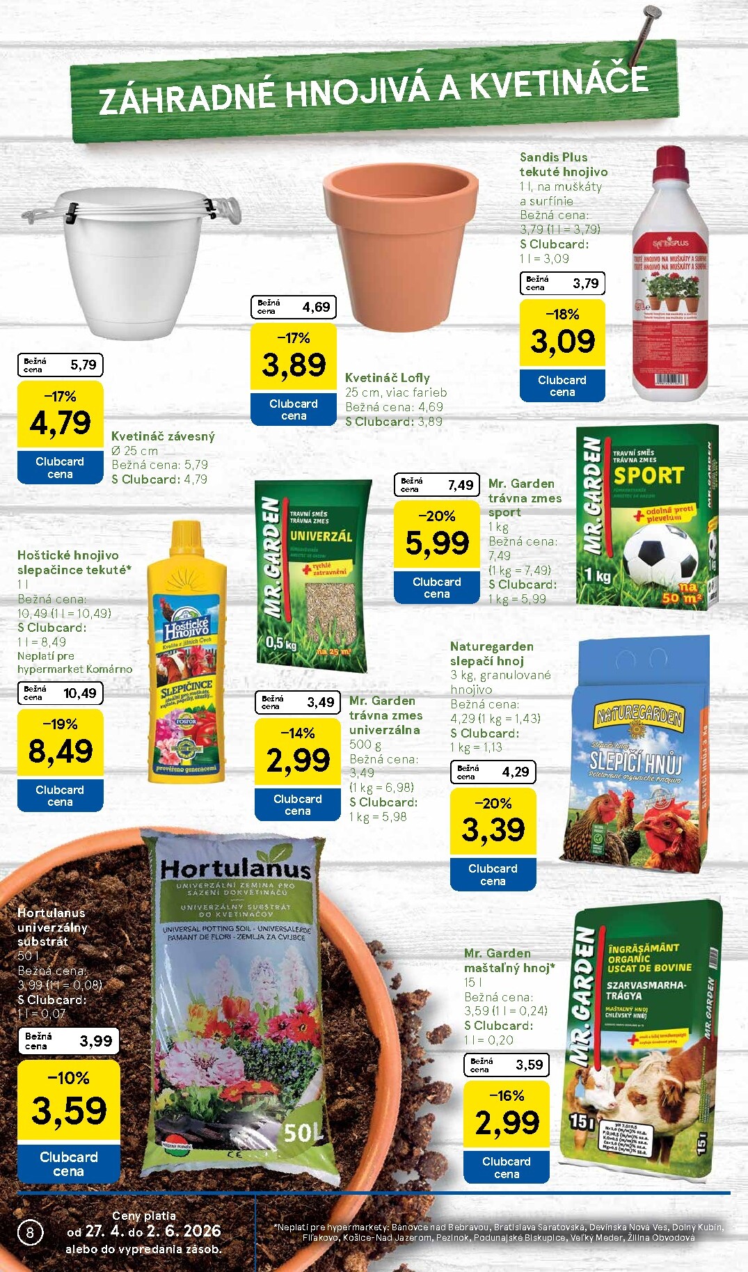 tesco - Aktuálny leták Tesco - Všetko pre vašu záhradu od pondelka, 27.04.2026 do nedele, 24.05.2026 - page: 8