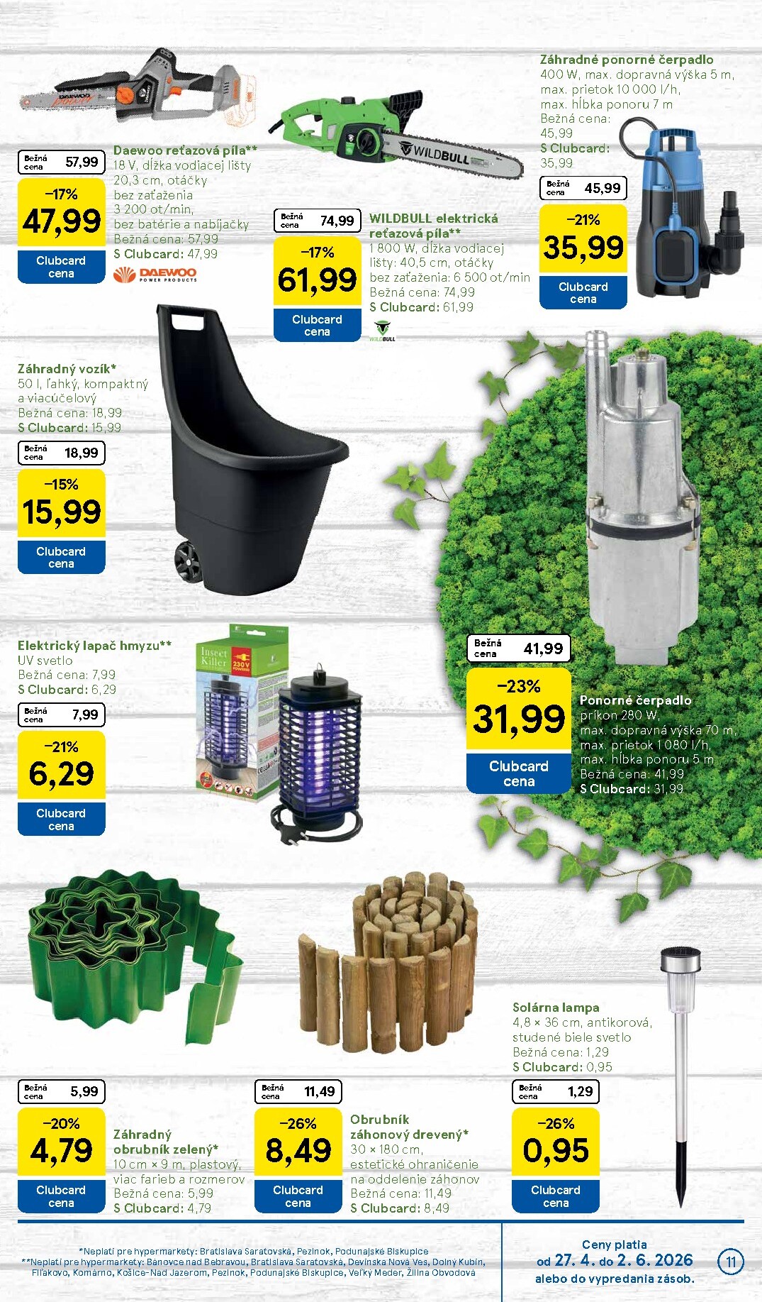 tesco - Aktuálny leták Tesco - Všetko pre vašu záhradu od pondelka, 27.04.2026 do nedele, 24.05.2026 - page: 11