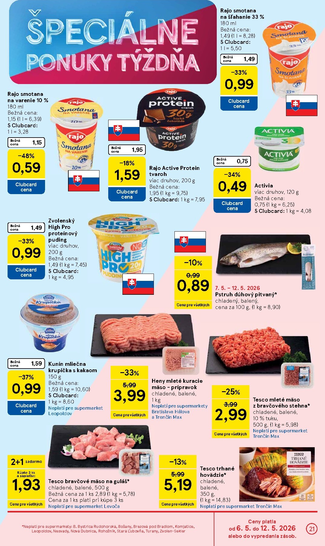 tesco - Nový leták Tesco supermarket od stredy, 06.05.2026 do utorka, 12.05.2026 - page: 21