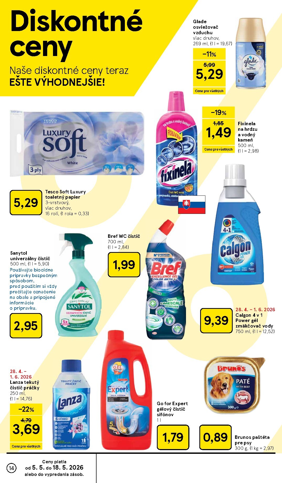 tesco - Nový leták Tesco od stredy, 06.05.2026 do utorka, 12.05.2026 - page: 14