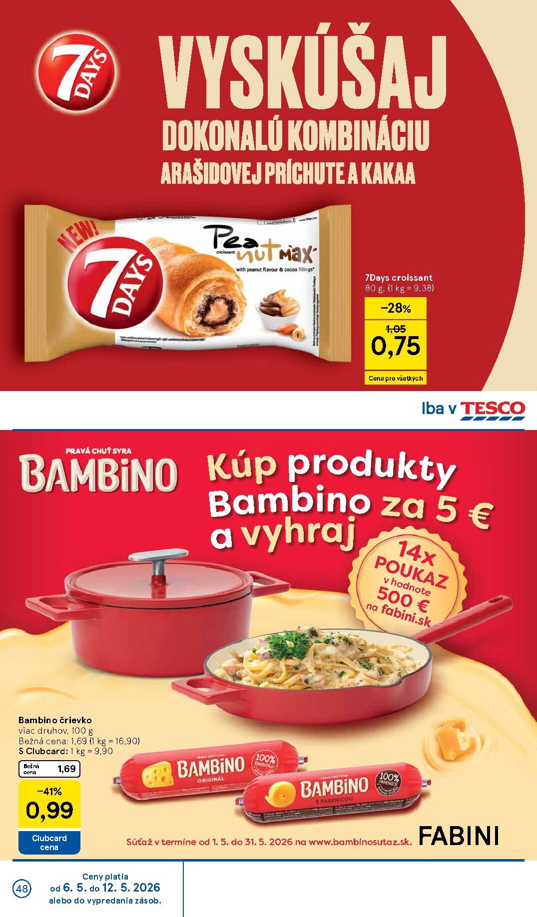 tesco - Nový leták Tesco od stredy, 06.05.2026 do utorka, 12.05.2026 - page: 48