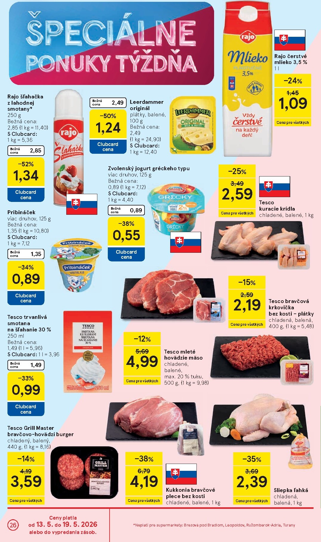 tesco - Nový leták Tesco supermarket od stredy, 13.05.2026 do utorka, 19.05.2026 - page: 26
