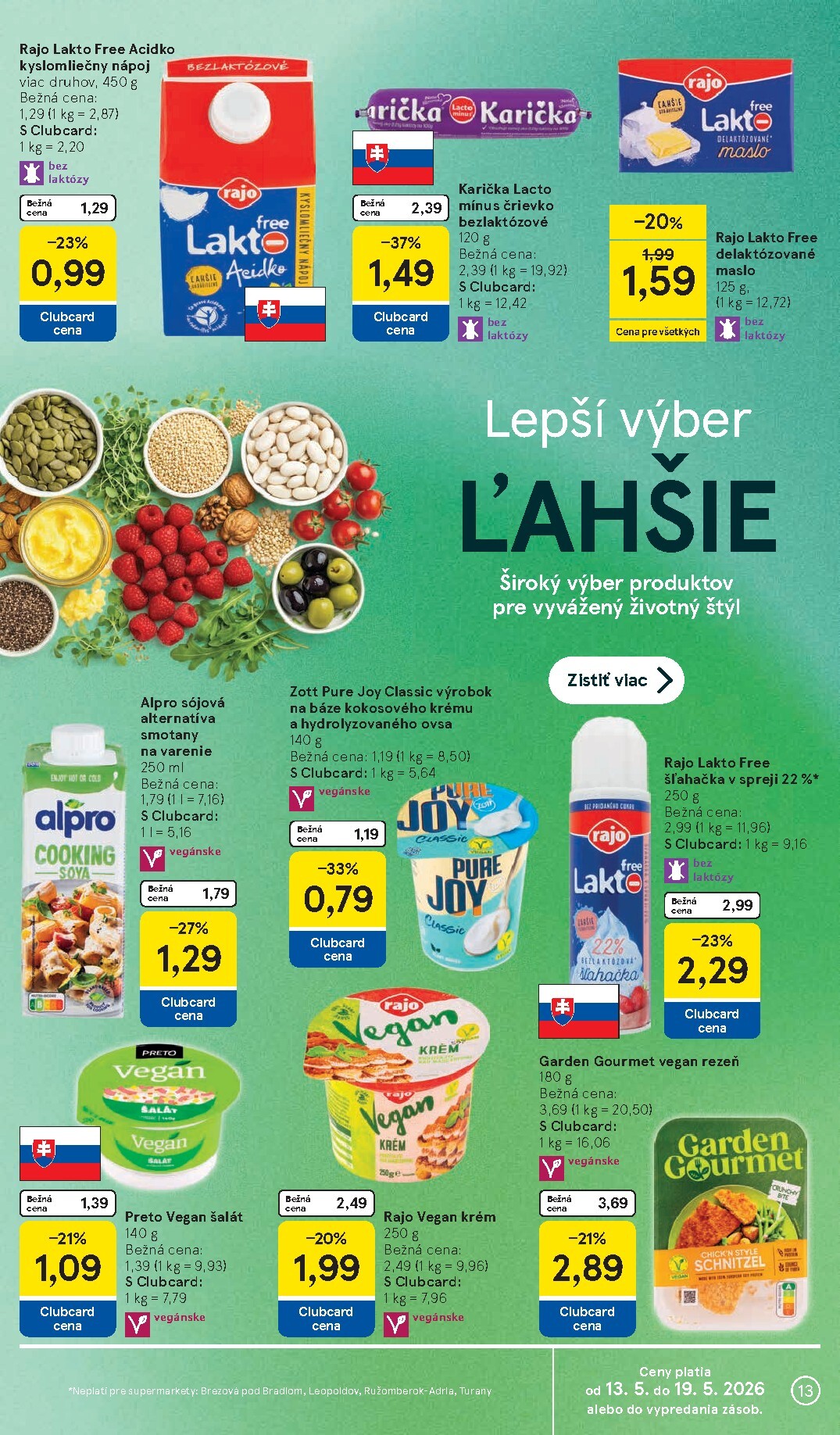 tesco - Nový leták Tesco supermarket od stredy, 13.05.2026 do utorka, 19.05.2026 - page: 13