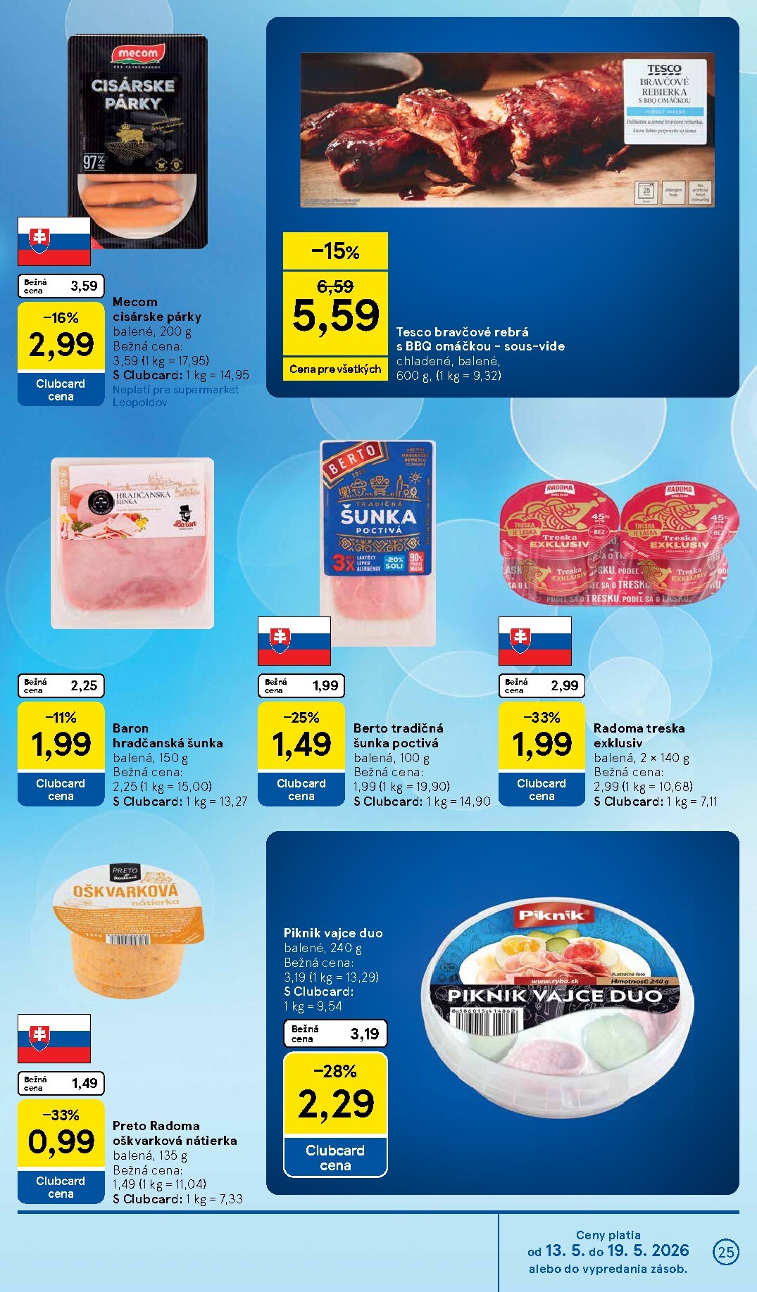 tesco - Nový leták Tesco supermarket od stredy, 13.05.2026 do utorka, 19.05.2026 - page: 25