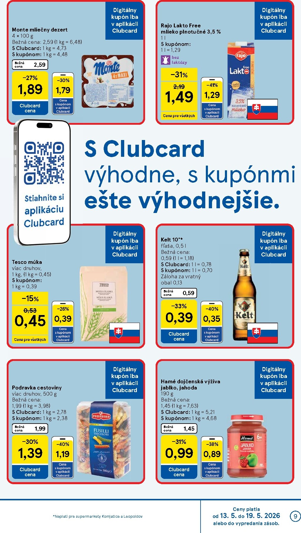 tesco - Nový leták Tesco supermarket od stredy, 13.05.2026 do utorka, 19.05.2026 - page: 9