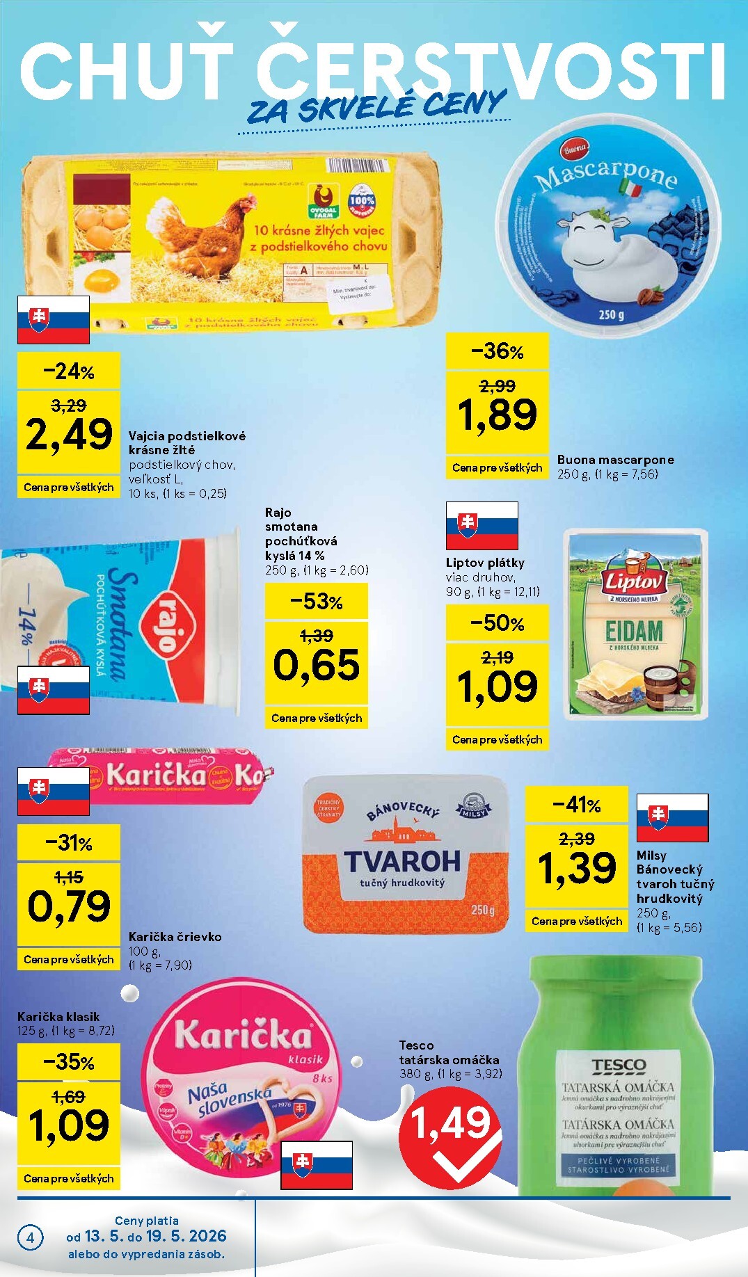 tesco - Nový leták Tesco od stredy, 13.05.2026 do utorka, 19.05.2026 - page: 4