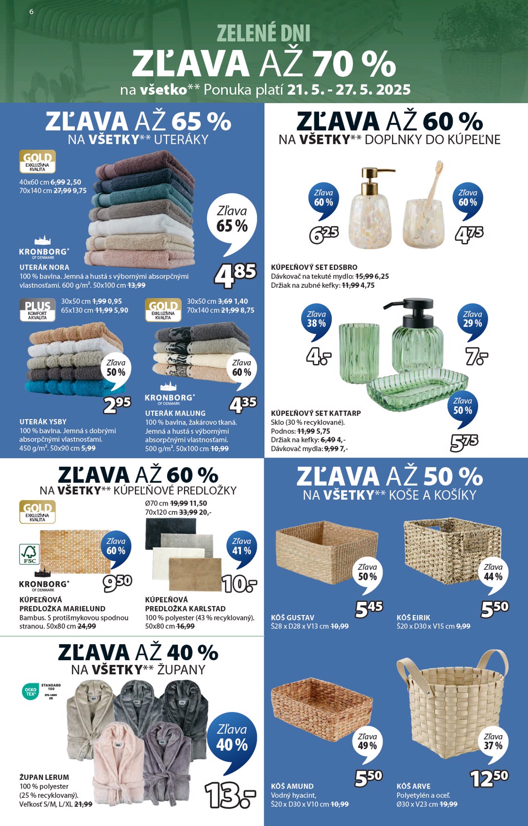 jysk - Jysk leták platný od 21.05. - 27.05. - page: 6