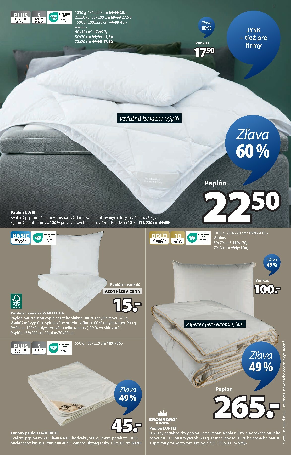 jysk - Leták Jysk platný od 15.10. do 23.11. - page: 5