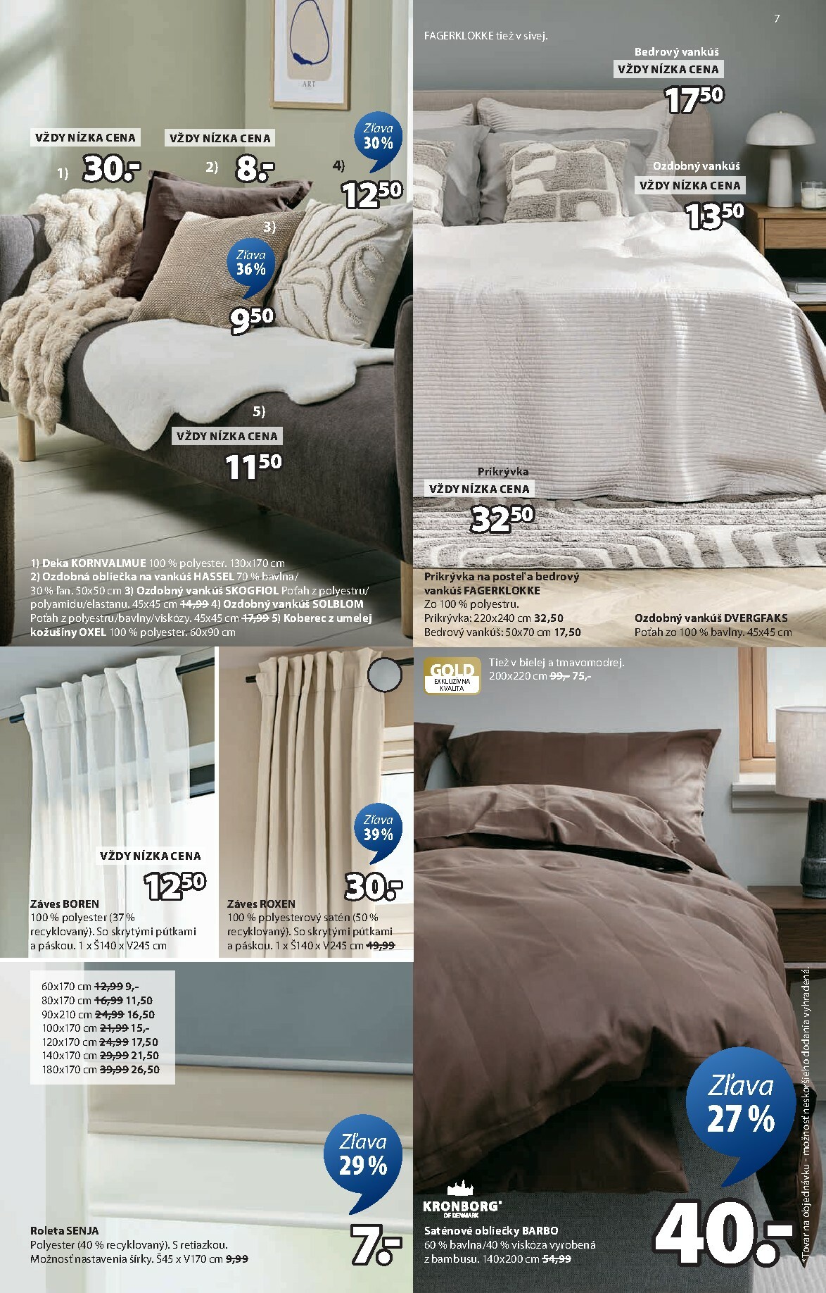 jysk - Leták Jysk platný od 22.10. do 23.11. - page: 7