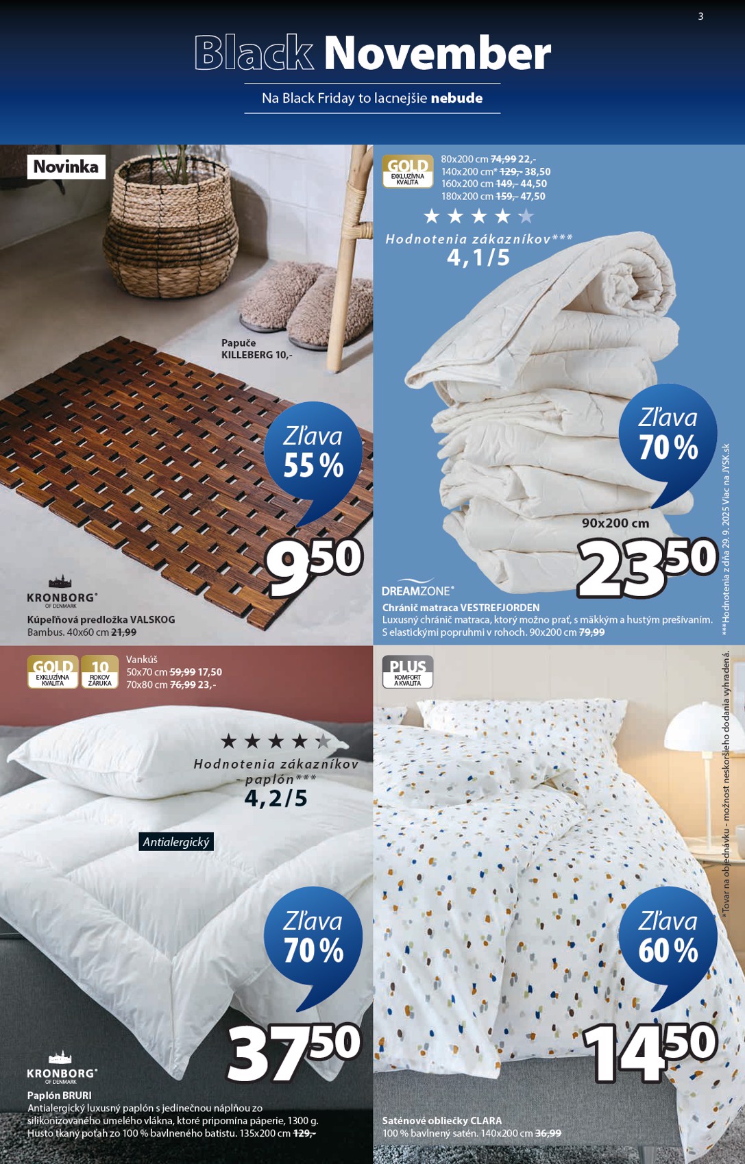 jysk - Leták JYSK - Black Friday platný od 03.11. do 23.11. - page: 3