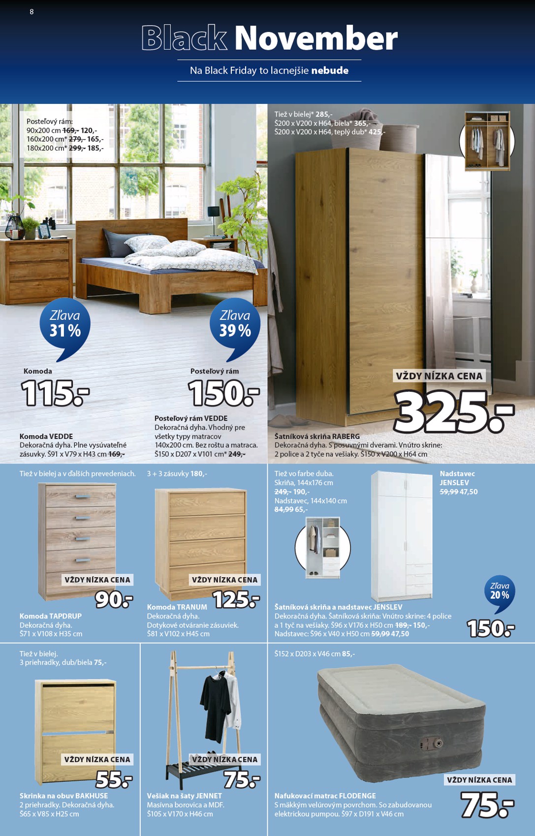 jysk - Leták JYSK - Black Friday platný od 03.11. do 23.11. - page: 8
