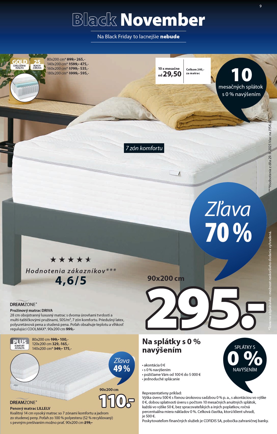 jysk - Leták JYSK - Black Friday platný od 03.11. do 23.11. - page: 9