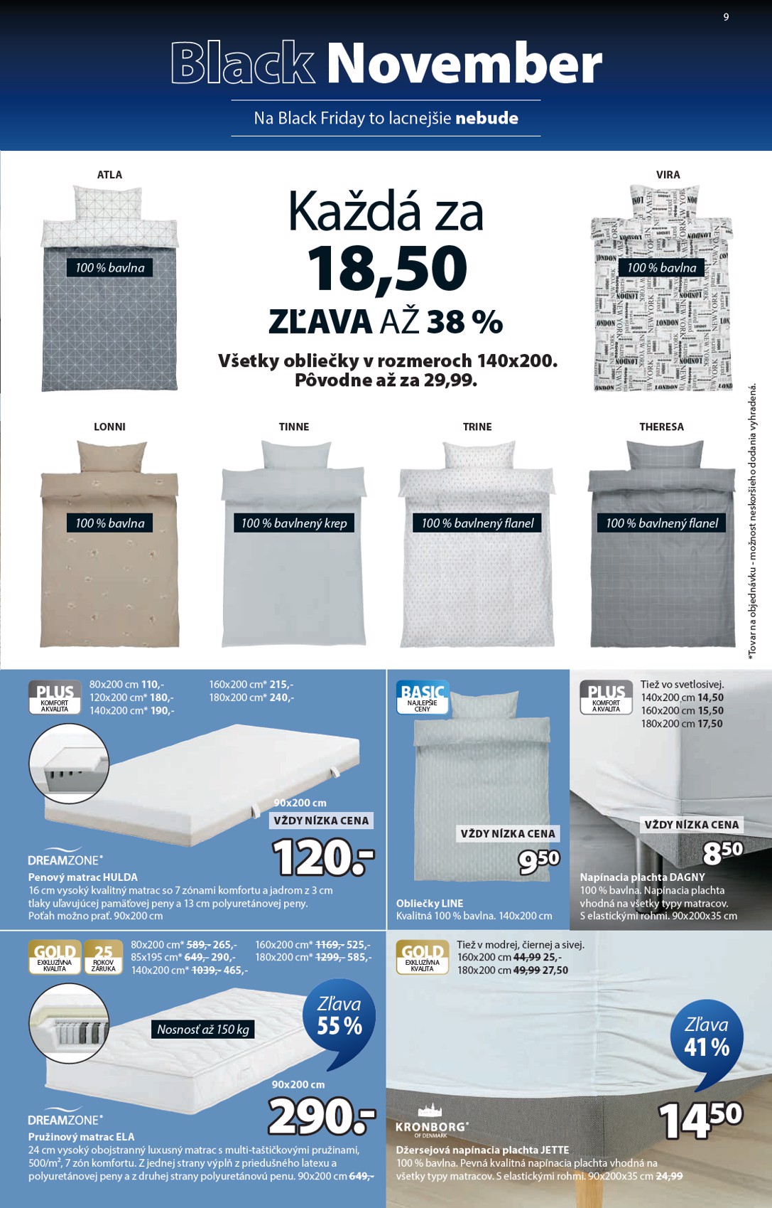 jysk - Leták JYSK - Black November platný od 10.11. do 23.11. - page: 9