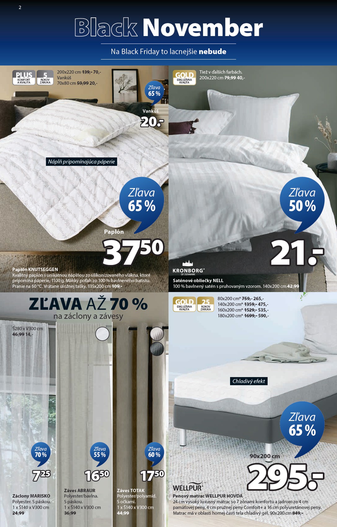 jysk - Leták JYSK - Black November platný od 10.11. do 23.11. - page: 2