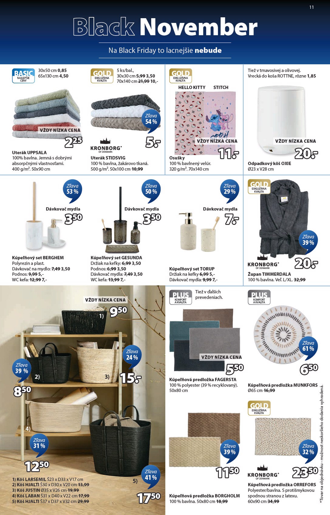 jysk - Leták JYSK - Black November platný od 10.11. do 23.11. - page: 11