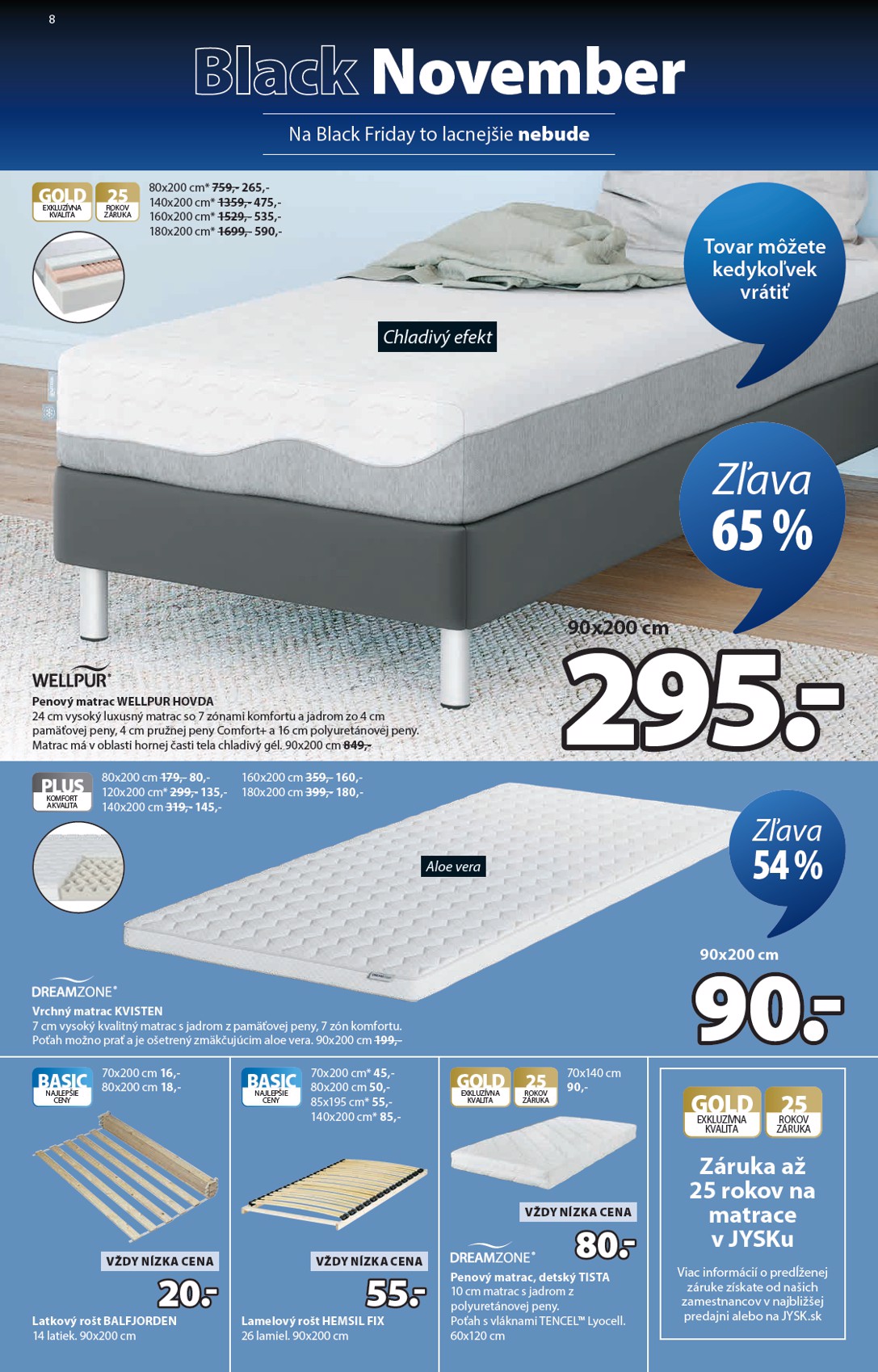 jysk - Leták JYSK - Black November platný od 10.11. do 23.11. - page: 8