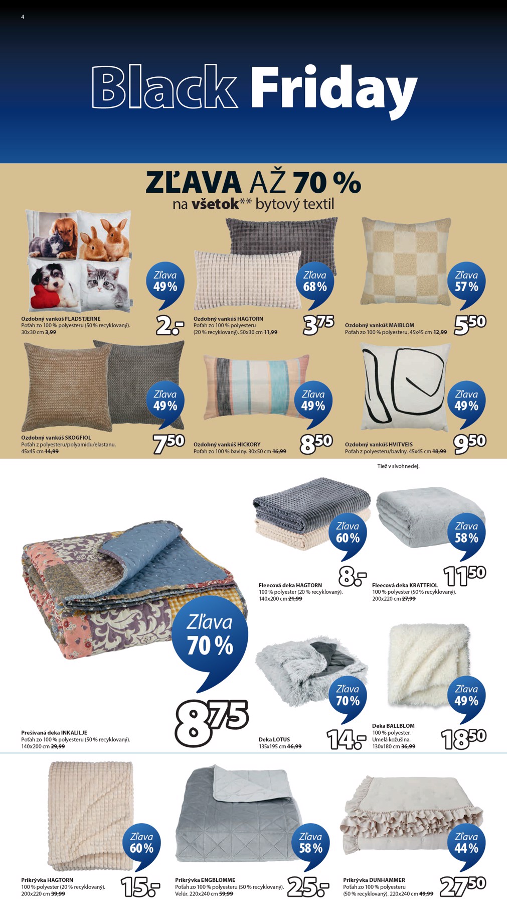 jysk - Leták Jysk platný od 17.11. do 23.11. - page: 4