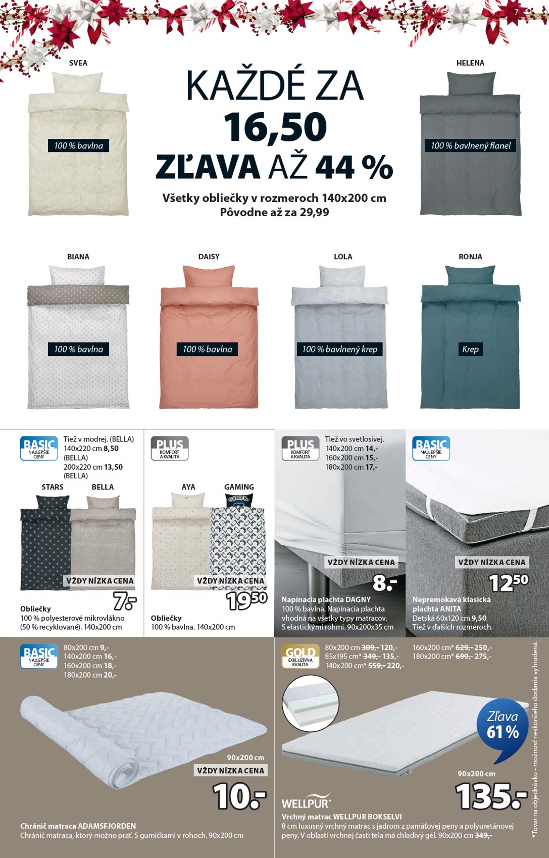 jysk - Leták Jysk platný od 01.12. do 23.12. - page: 7