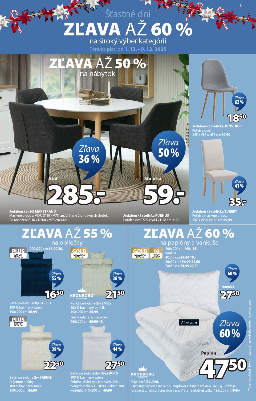 jysk - Leták Jysk platný od 01.12. do 23.12. - page: 3