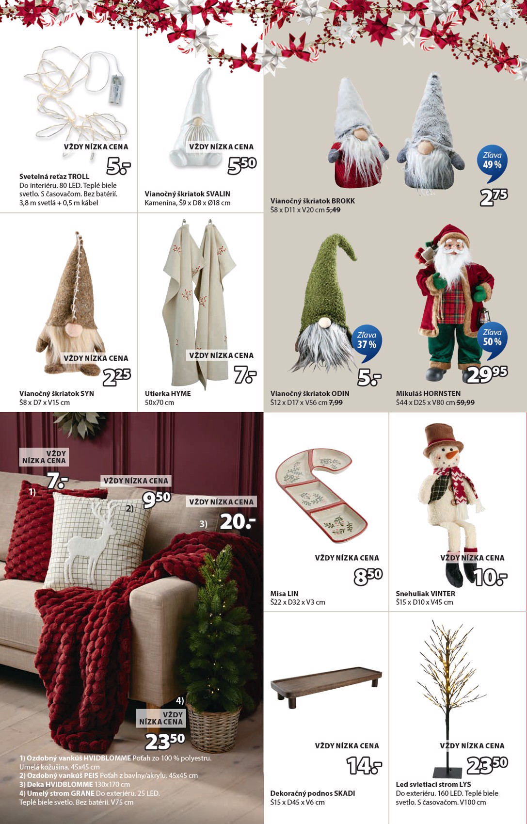 jysk - Leták Jysk platný od 01.12. do 23.12. - page: 4