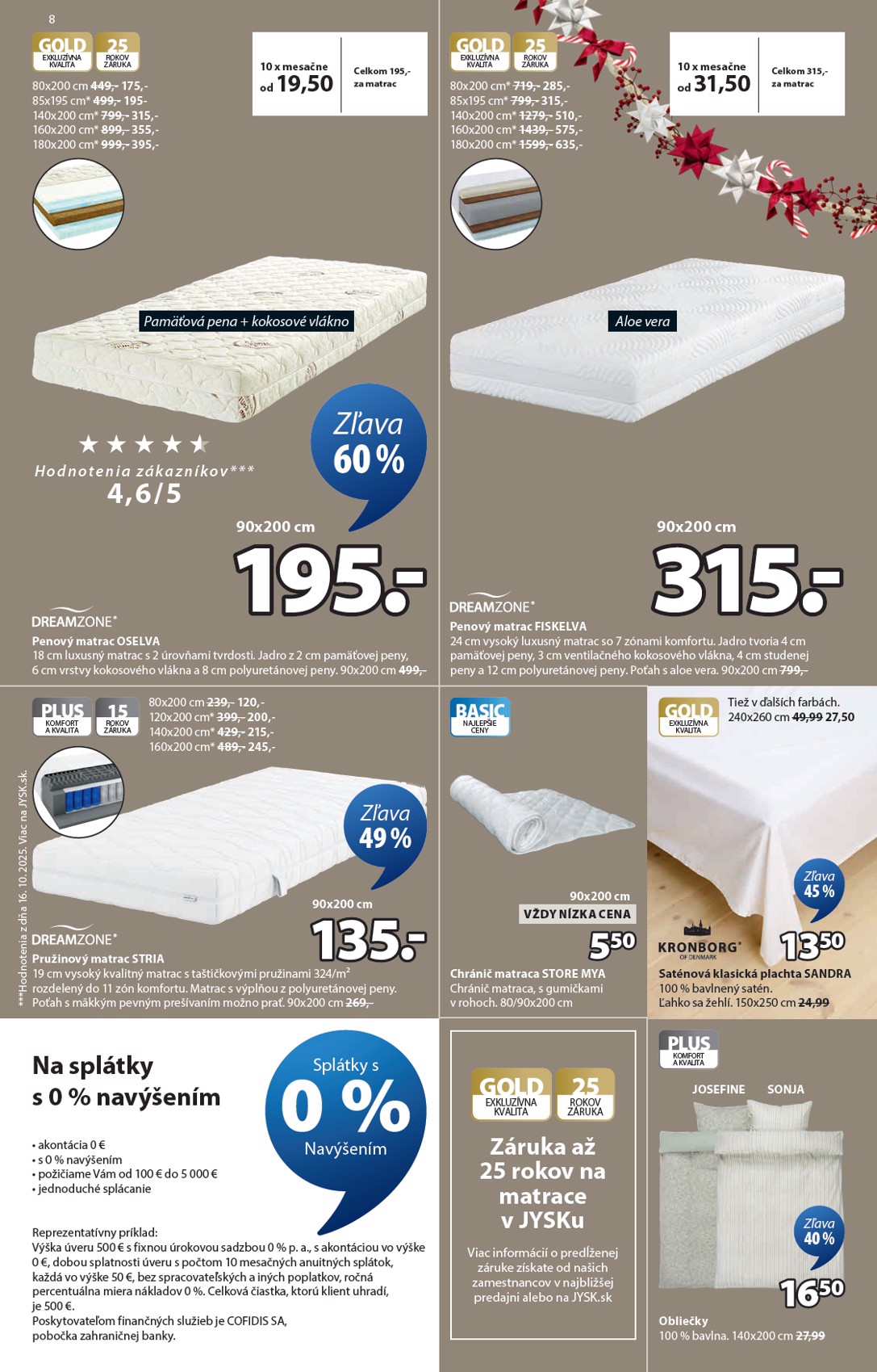 jysk - Leták Jysk platný od 10.12. do 23.12. - page: 8