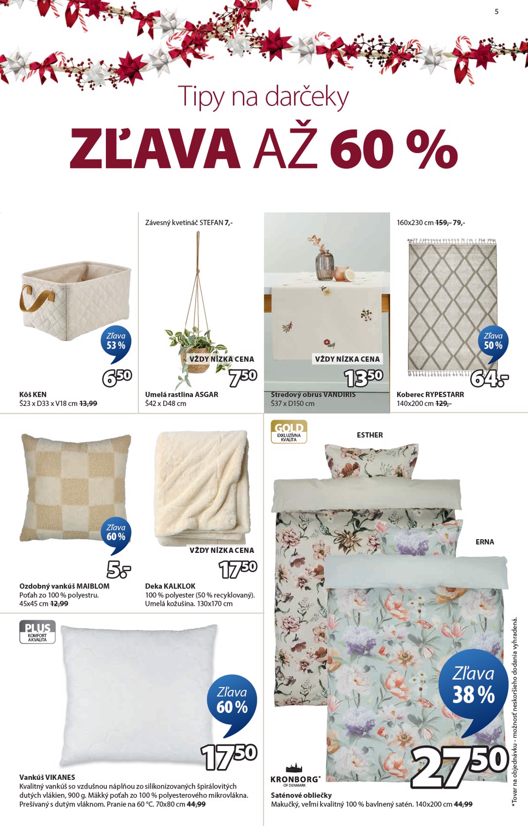 jysk - Leták Jysk platný od 10.12. do 23.12. - page: 5