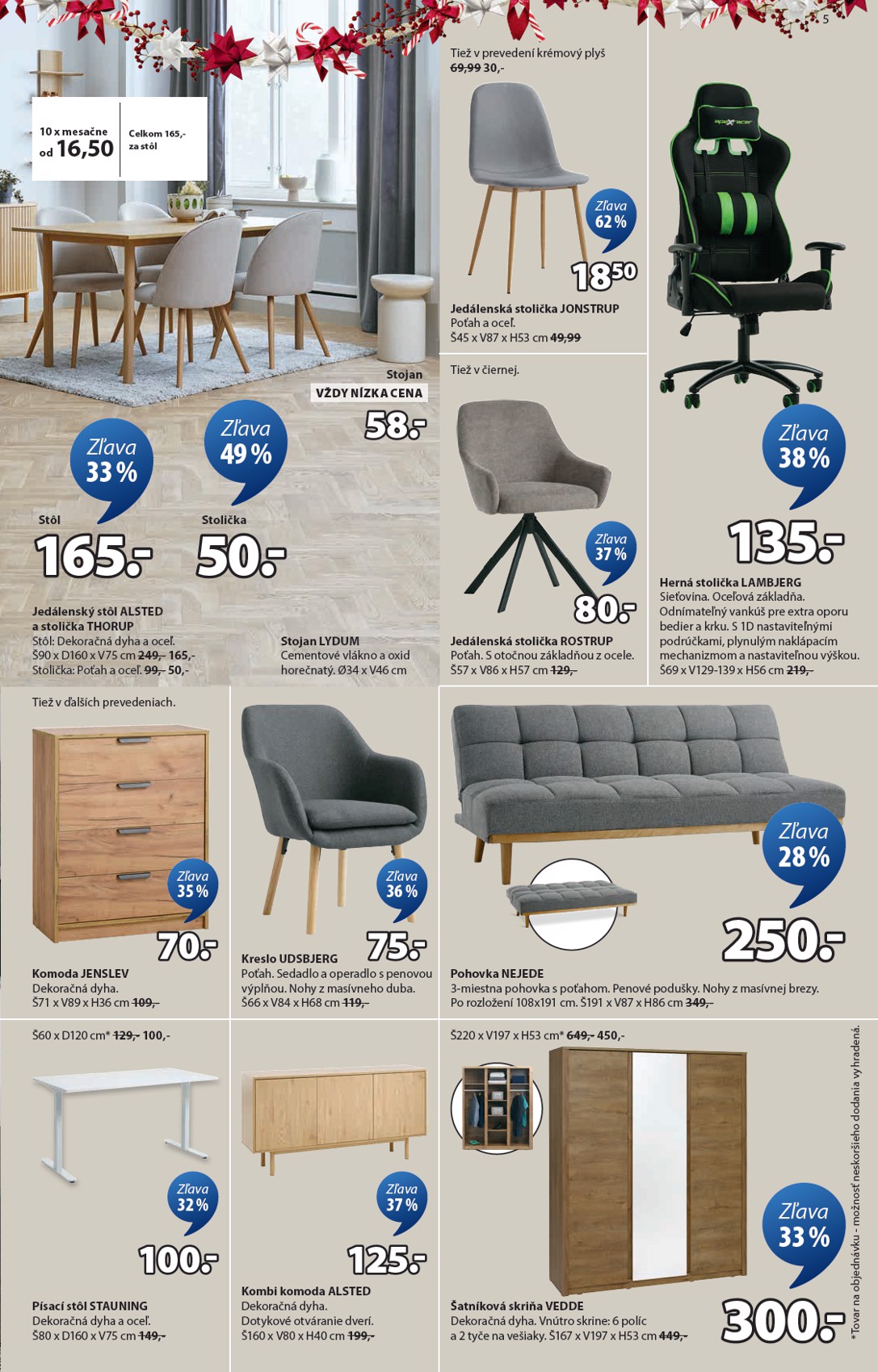 jysk - Leták Jysk platný od 17.12. do 23.12. - page: 5