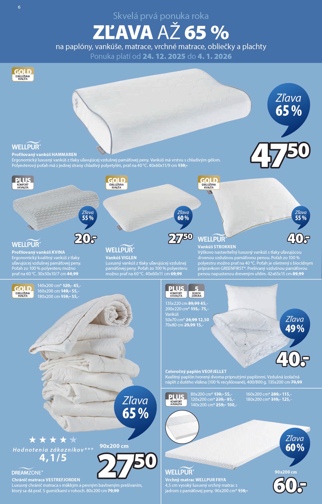 jysk - Leták Jysk platný od 24.12. do 03.02. - page: 6