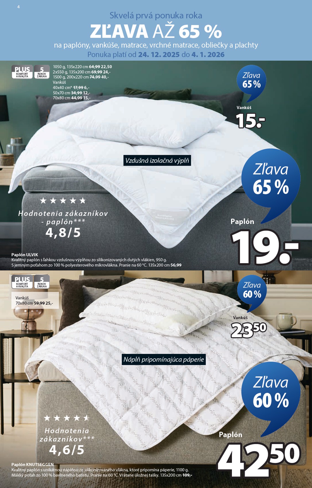 jysk - Leták Jysk platný od 24.12. do 03.02. - page: 4