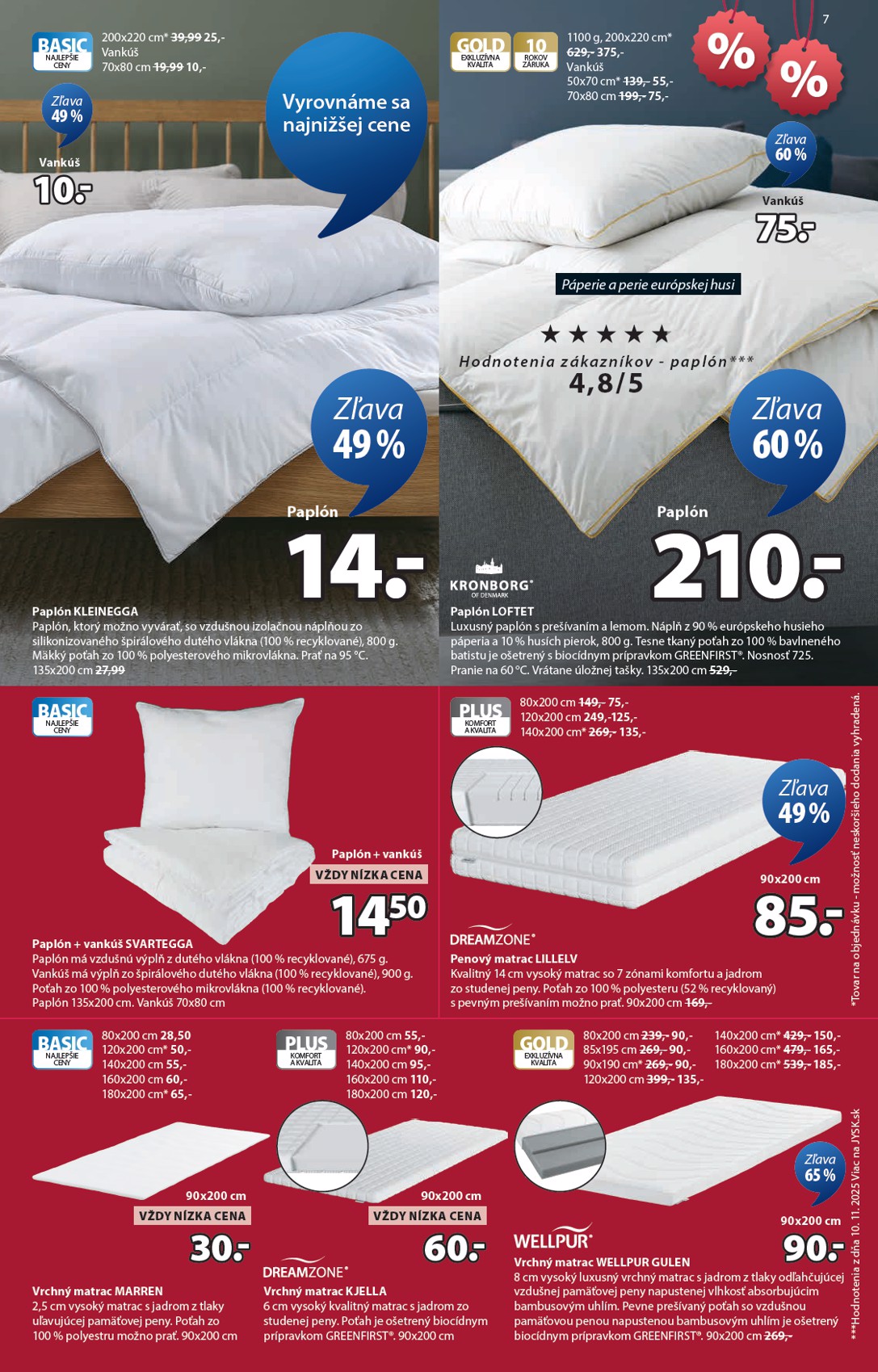 jysk - Leták Jysk platný od 07.01. do 03.02. - page: 7