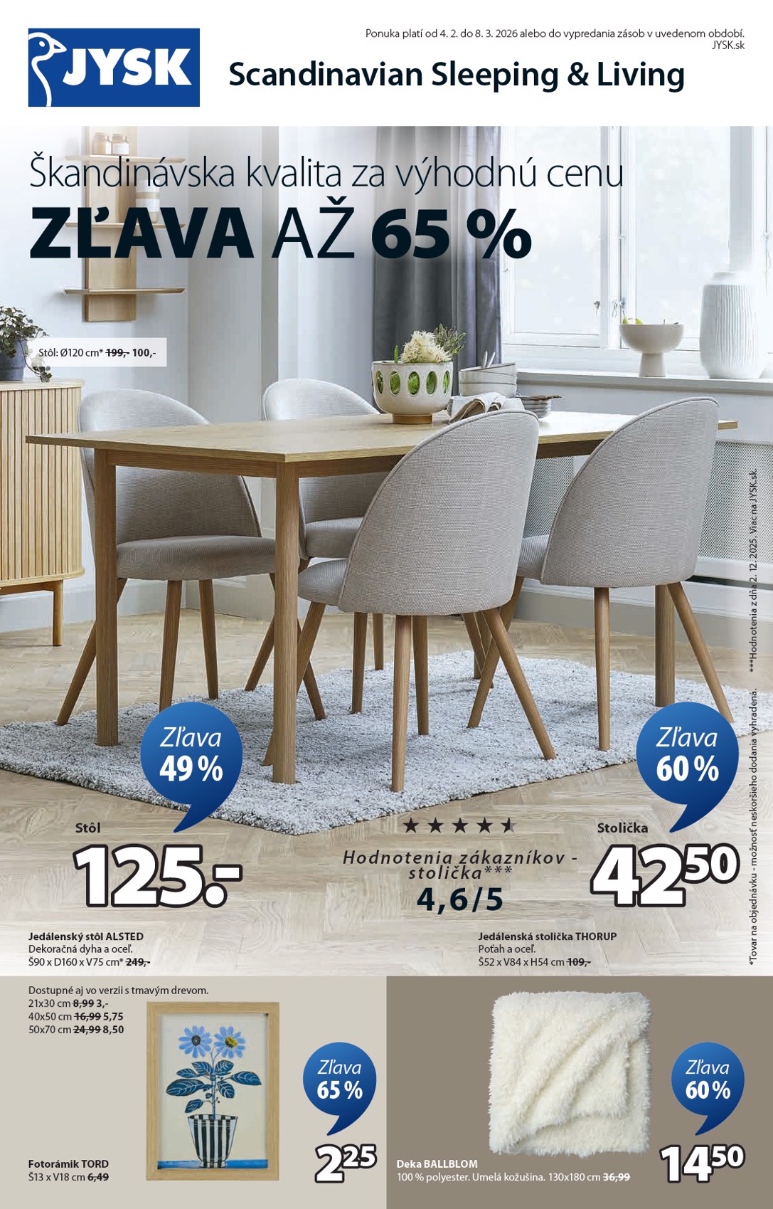 jysk - Leták Jysk platný od 04.02.2026 do 08.03.2026 - page: 1