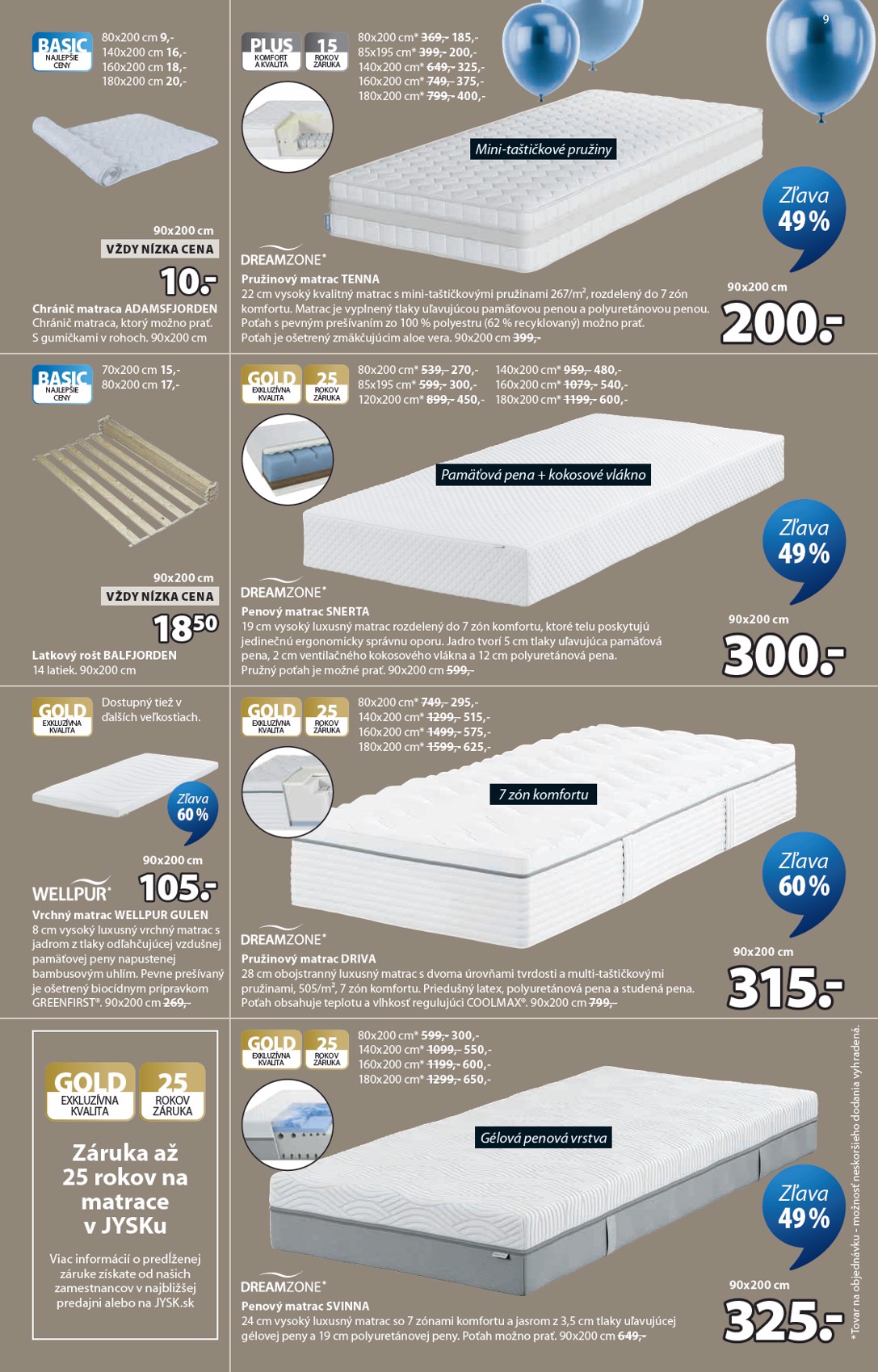 jysk - Leták Jysk platný od 09.03.2026 do 14.04.2026 - page: 9