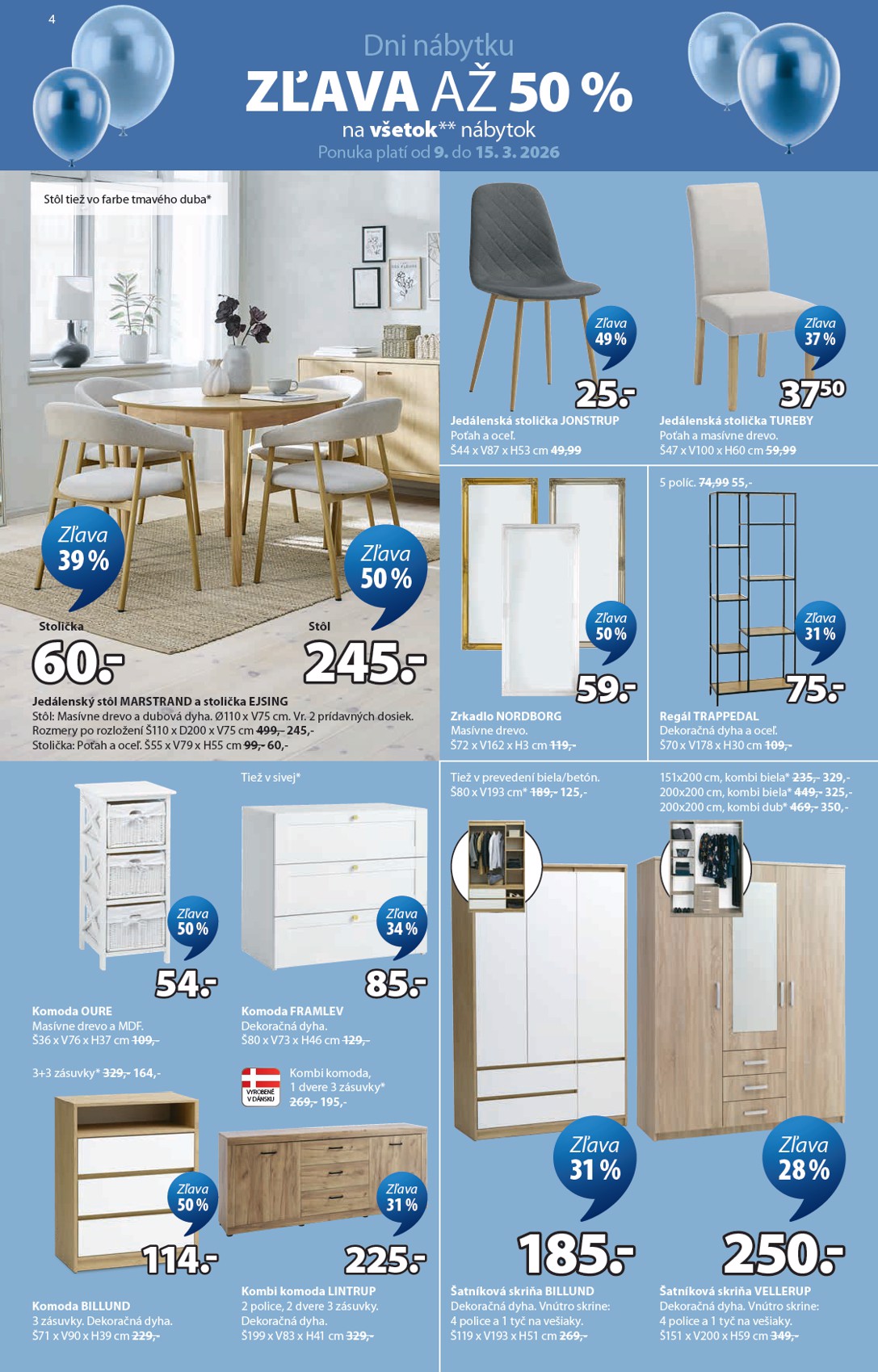 jysk - Leták Jysk platný od 09.03.2026 do 14.04.2026 - page: 4