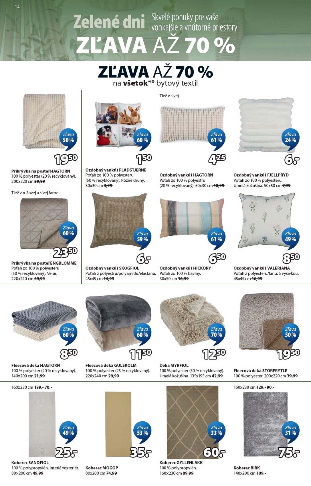 jysk - Aktuálny leták Jysk platný od stredy, 08.04.2026 do utorka, 14.04.2026 - page: 14