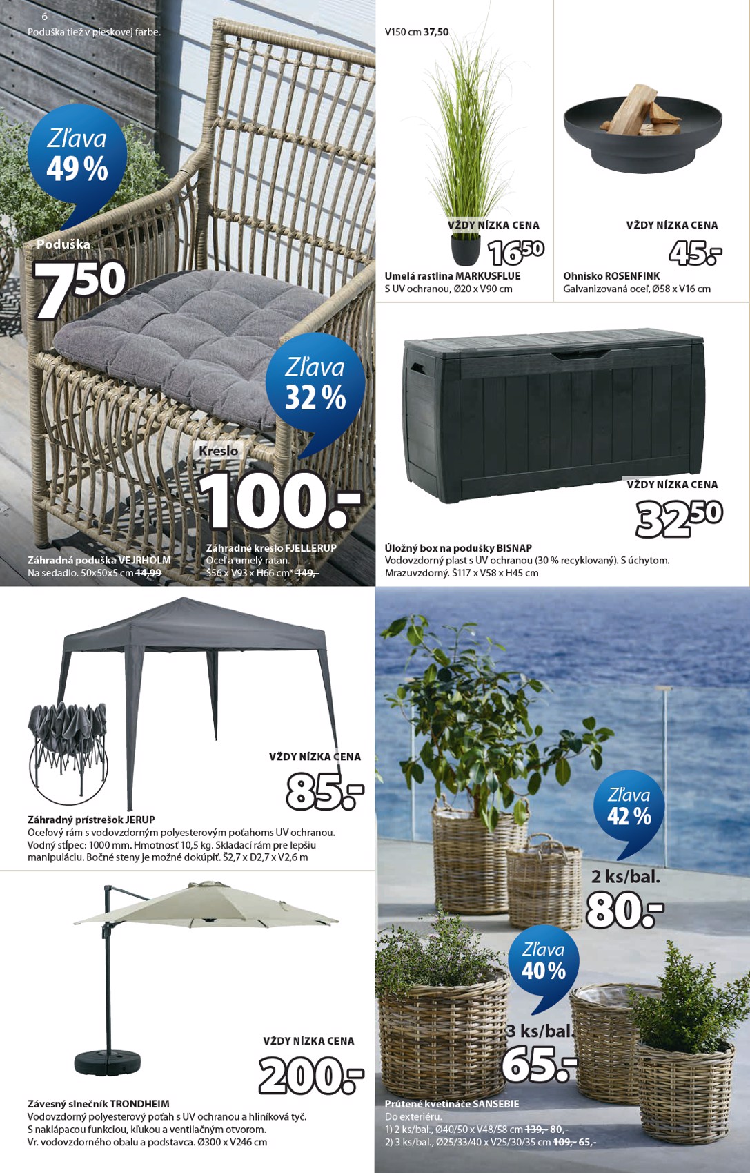 jysk - Aktuálny leták Jysk platný od stredy, 15.04.2026 do piatku, 26.06.2026 - page: 6