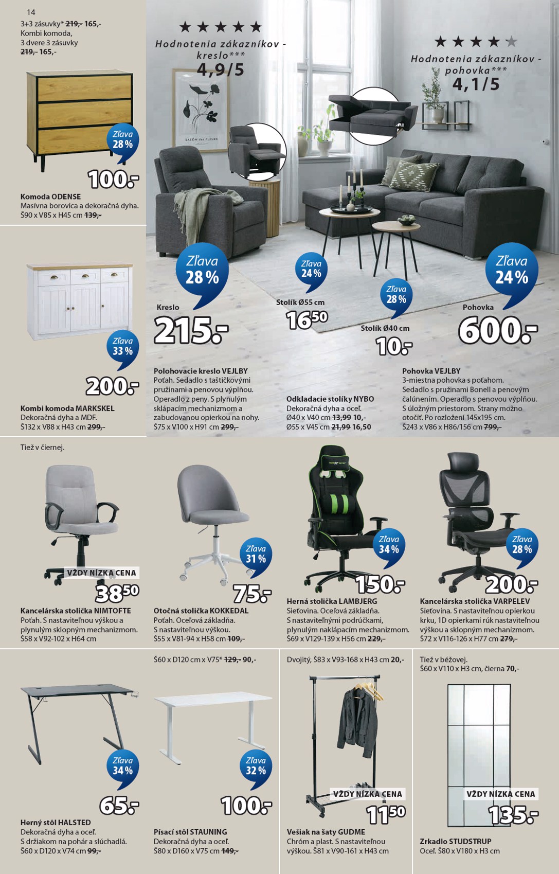 jysk - Aktuálny leták Jysk platný od stredy, 15.04.2026 do piatku, 26.06.2026 - page: 14