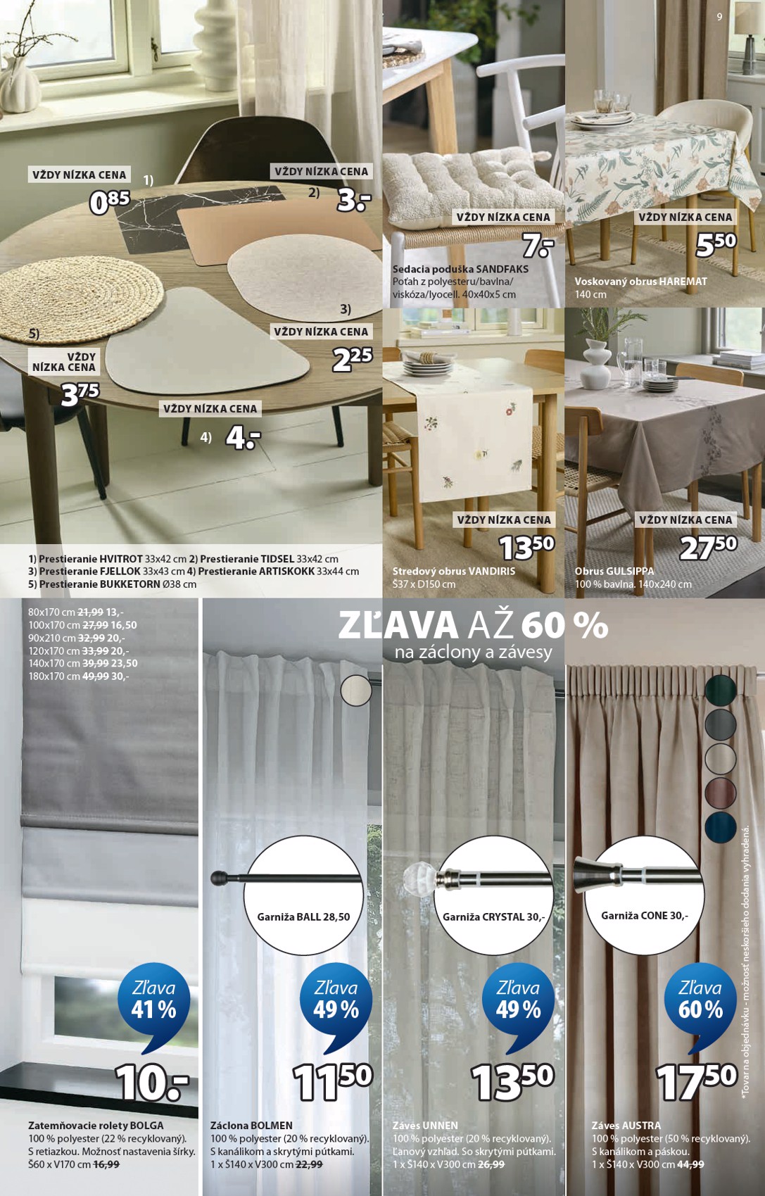 jysk - Aktuálny leták Jysk platný od stredy, 15.04.2026 do piatku, 26.06.2026 - page: 9