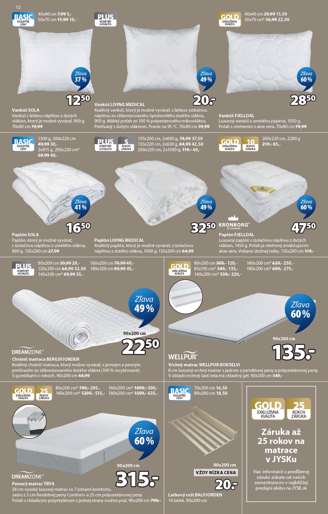 jysk - Aktuálny leták Jysk platný od stredy, 15.04.2026 do piatku, 26.06.2026 - page: 12