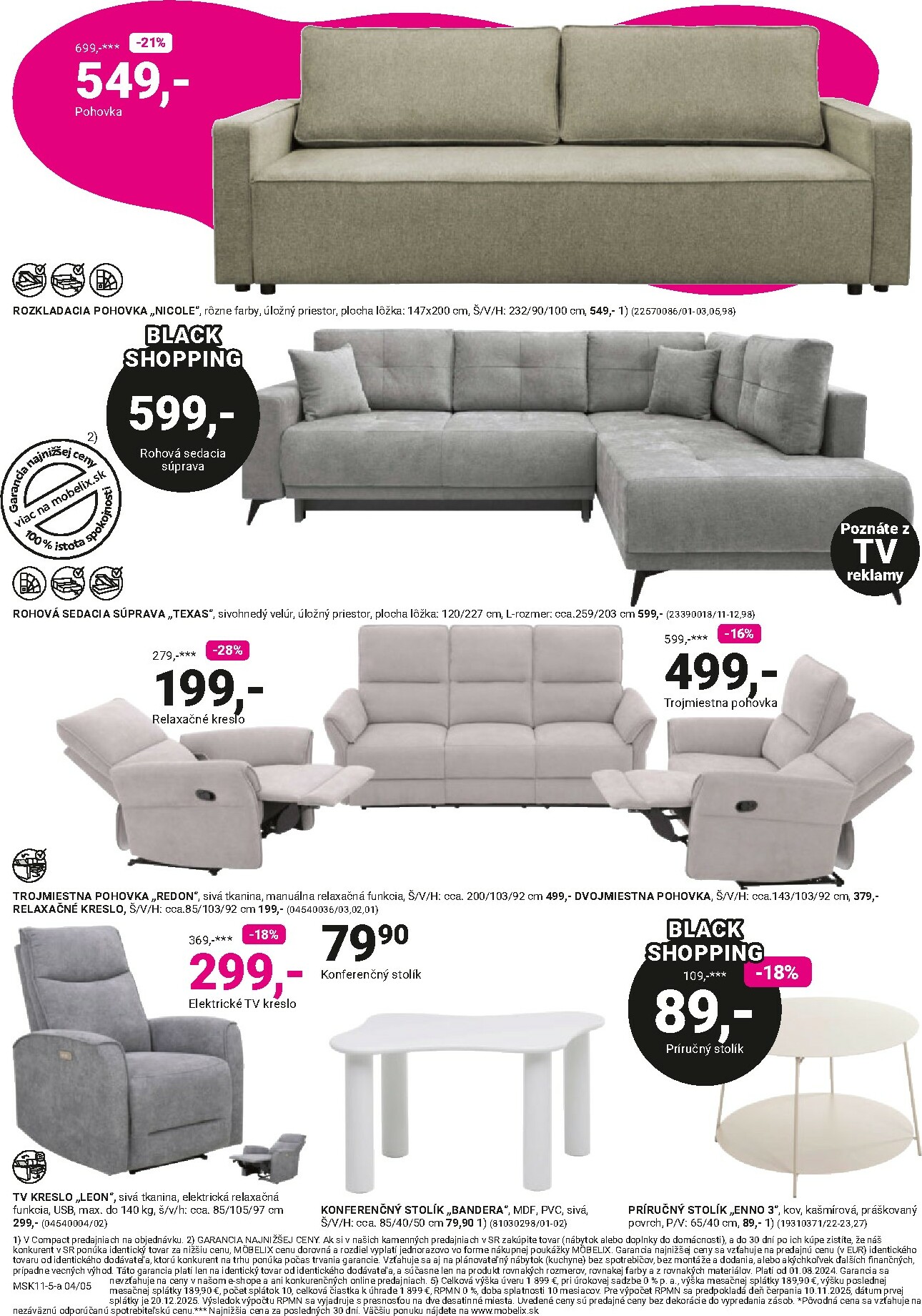 mobelix - Leták Möbelix - Black Friday platný od 10.11. do 23.11. - page: 4