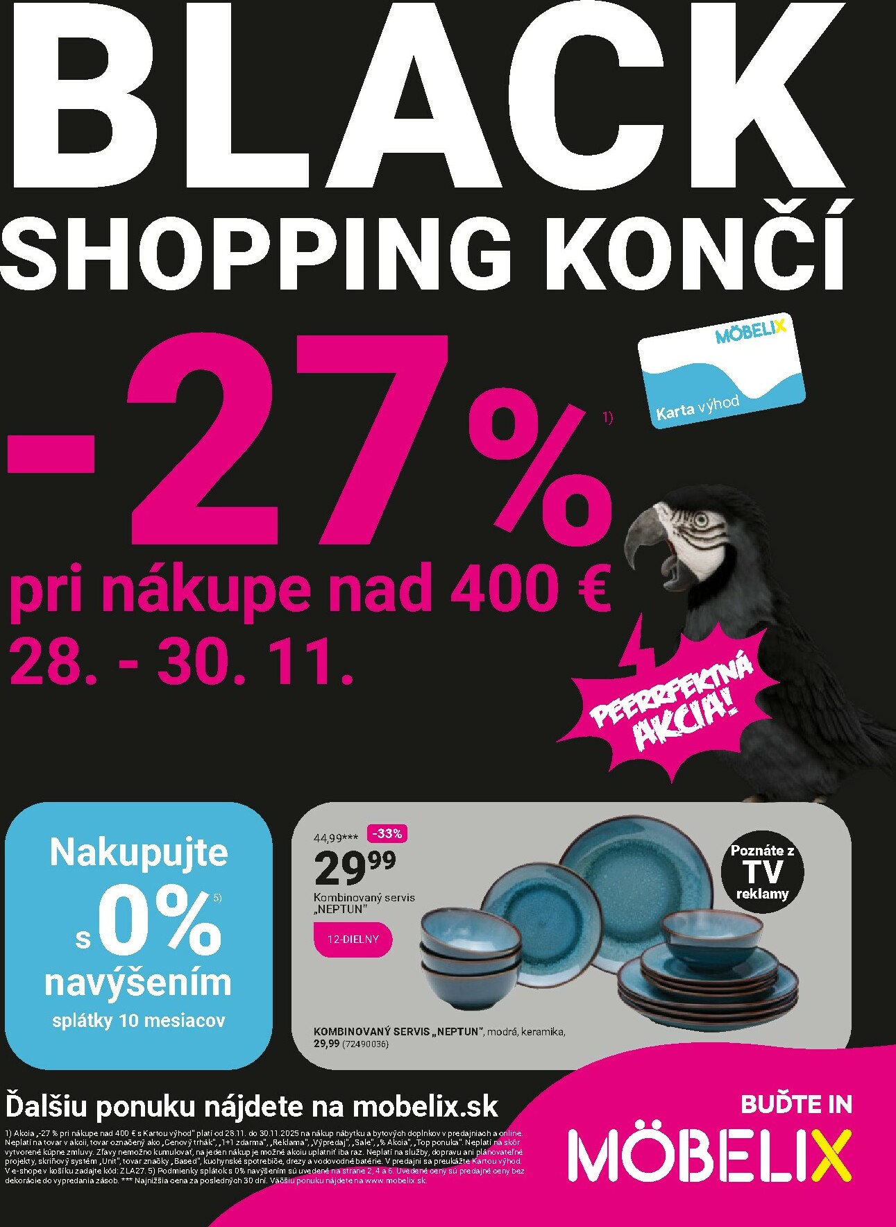 mobelix - Leták Möbelix - Black Friday platný od 24.11. do 07.12.