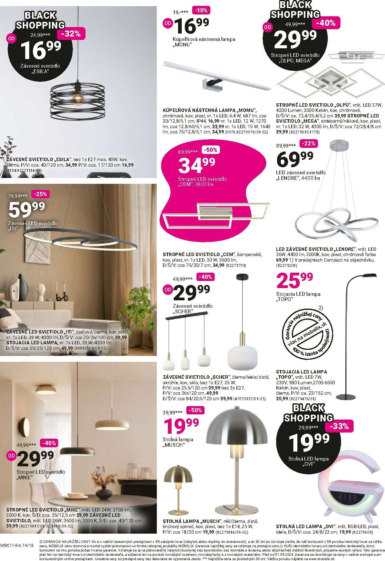 mobelix - Leták Möbelix - Black Friday platný od 24.11. do 07.12. - page: 14