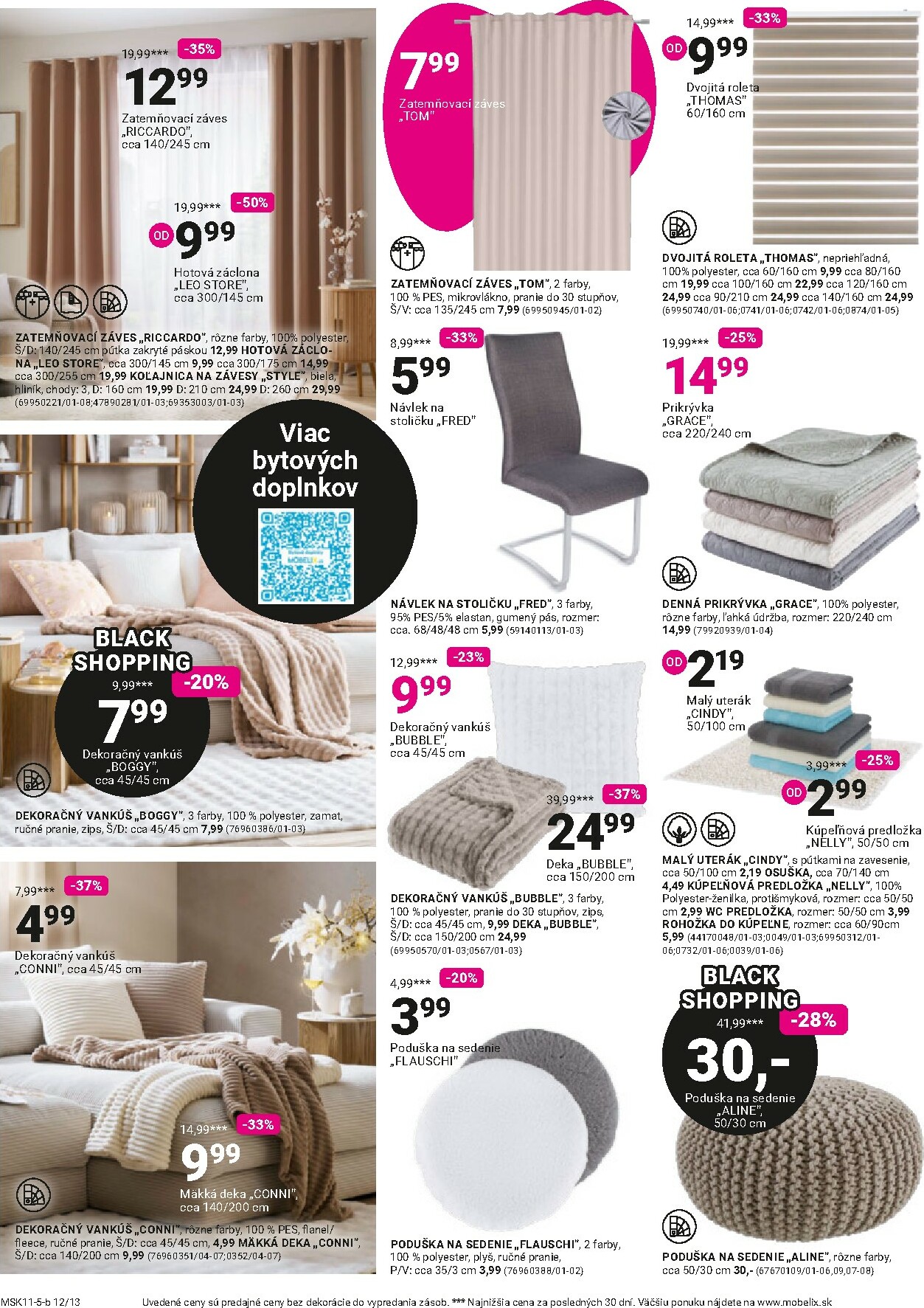 mobelix - Leták Möbelix - Black Friday platný od 24.11. do 07.12. - page: 12