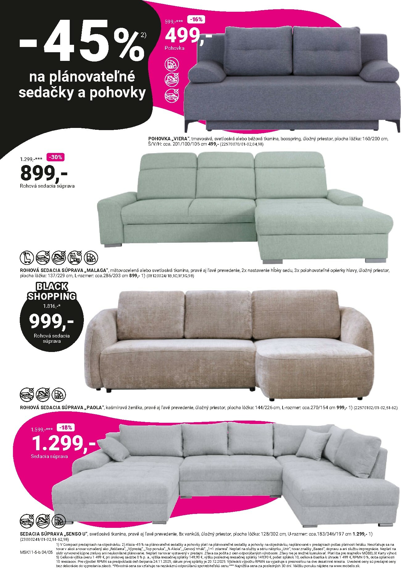 mobelix - Leták Möbelix - Black Friday platný od 24.11. do 07.12. - page: 4