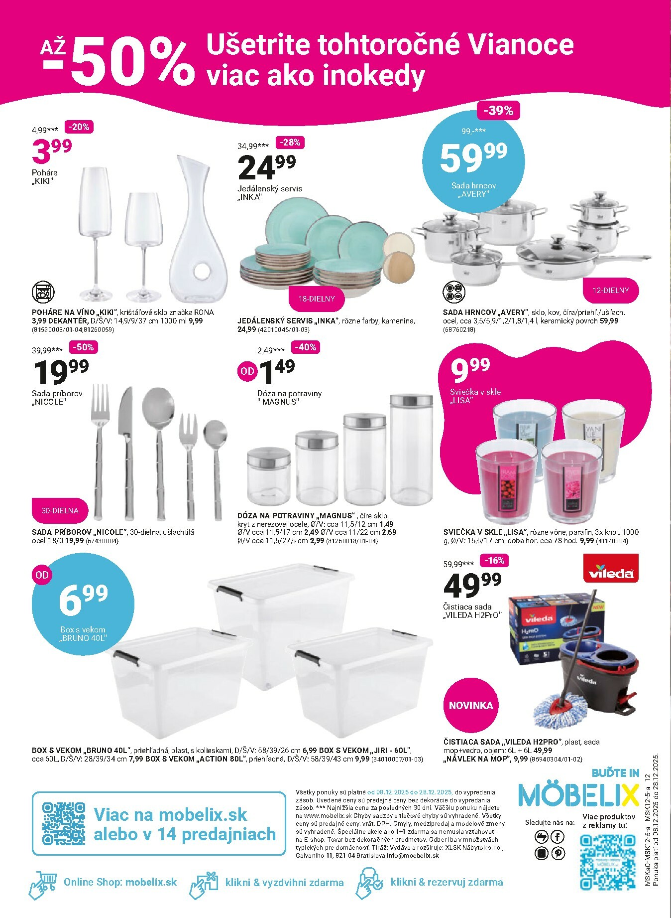 mobelix - Leták Möbelix - Vianočné zľavy platný od 08.12. do 28.12. - page: 12